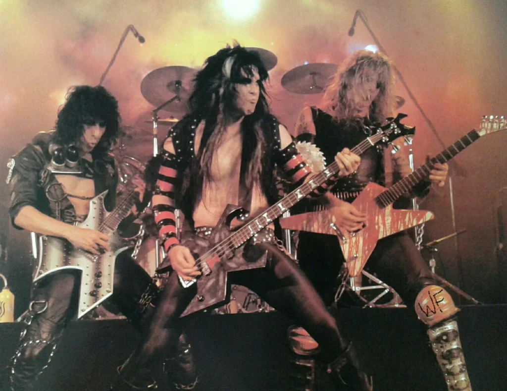 W.A.S.P. live stage performance